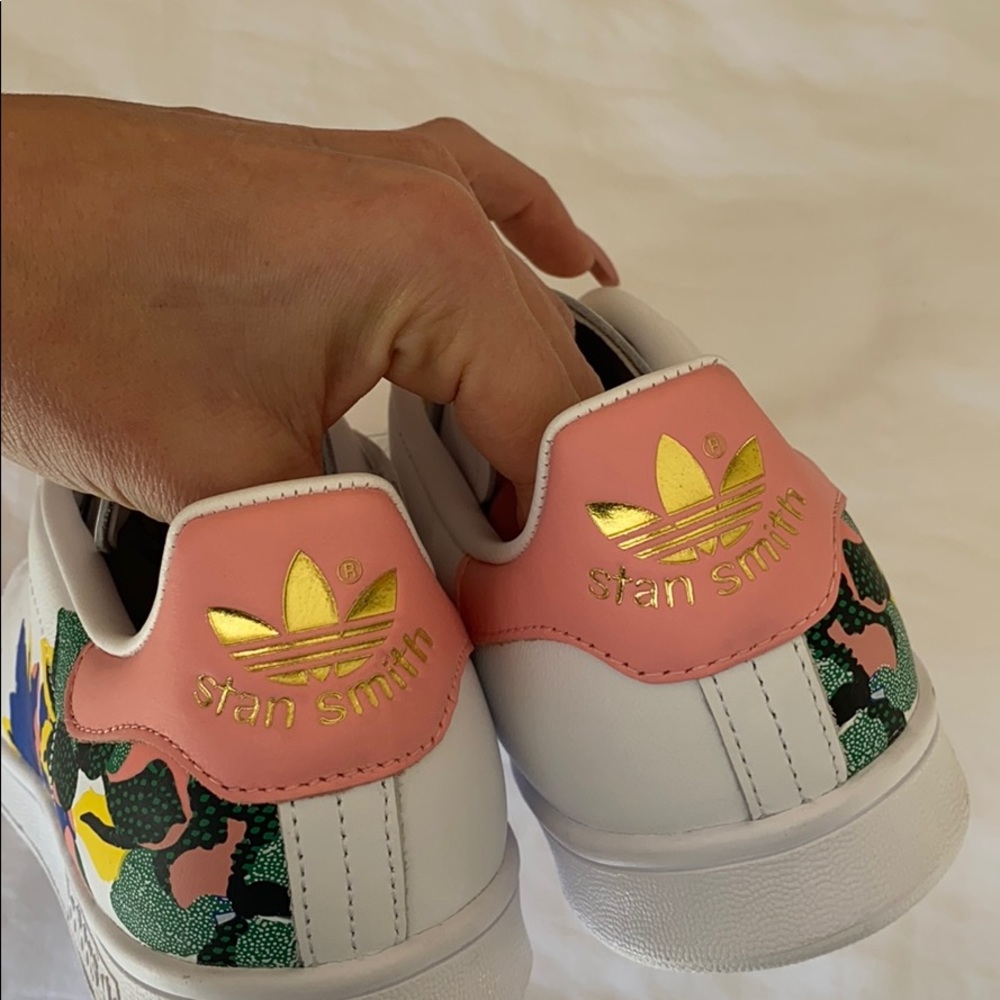NWT Adidas Stan smith floral - Picture 8 of 8